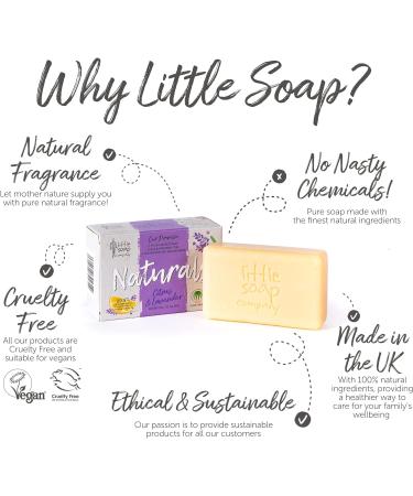 Little Soap Company Naturals Range - Bar Soap | Vegan Cruelty Free No SLS or Parabens Refreshing Cleansing Soap bars Natural Eco Friendly Body & Hand Soap 100g (Citrus & Lavender) (Pack of 2) Citrus & Lavender 100 g (Pack of 2) - Buy Online on GoSupps.com