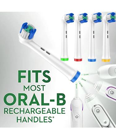 Oral B Compatible Toothbrush Replacement Heads - Precision Clean Brush Refills for Oral-B Genius & Sensitive Care - Fits Pro 1000/9600/5000/3000/8000 - White (WEB20X) - Buy Online on GoSupps.com
