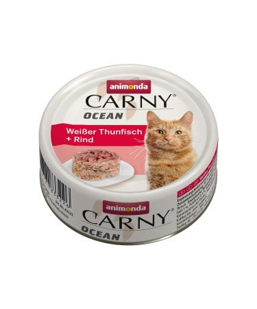 Animonda Carny Ocean cat food wet food for cats white tuna + beef 12 x 80 g white tuna + beef 1 piece (12 pack)