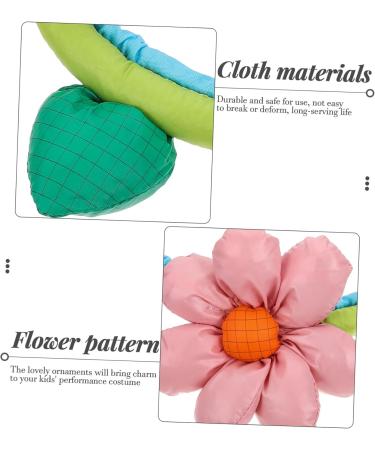 DOITOOL Sunflower Hair Accessories Flower Sunflower Yellow Necklace Hair Decorations Hair Gems for Women Floral Headband for Women Plastic Girl Child Flower Head Pink Wedding - Buy Online on GoSupps.com