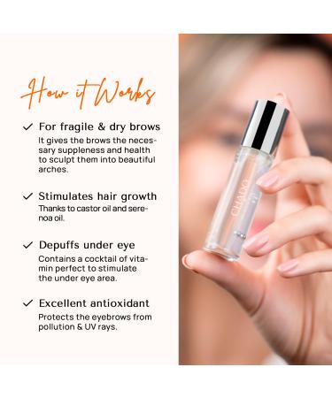 CHADO Huile Cristal - Eyelash & Eyebrow Growth Serum | Nourish & Strengthen Lashes & Brows | Cruelty-Free Hydrating Formula (7ml - Buy Online on GoSupps.com