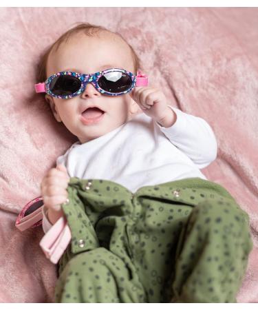 Kiddus Baby Sunglasses for Newborn to 2 Years | UV400 Protection with Planet Pattern | Adjustable Band - Buy Online on GoSupps.com