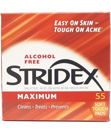 Stridex Medicated Pads Max Strength 55-Counts
