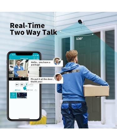 Vimtag Mini G3 Outdoor Security Camera with AI Human Detection - Full-Color Night Vision, Weather-Resistant, Alexa Compatible - White 1Pack - Buy Online on GoSupps.com