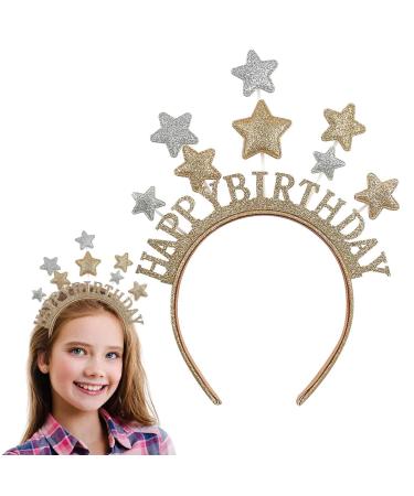 QttvbTna Star Headband Party Cute Star Headband Hair Bands Creative Headband Star Christmas Hairband Hair Accessories for Party Birthday Holiday Festival