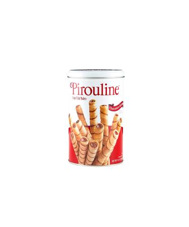 Pirouline Chocolate Hazelnut Rolled Wafer Sticks 14.1oz Tin - Cr me Filled Wafers for Coffee, Tea, Ice Cream, Snacks, Parties, Gifts & More - Buy Online on GoSupps.com