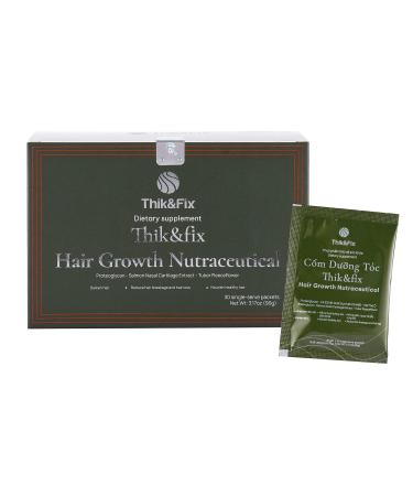 Thik&Fix Hair Growth Supplement  Hair Thickening Powder  Promotes Hair Growth in Women and Men  Supports Natural Hair Growth Reduces Hair Loss  Hair Loss Supplement for Thicker & Fuller Hair (1)