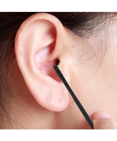 Didiseaon 300pcs Adhesive Ear Wax Removal Sticks - Disposable Sticky Wax Removing Rod Removal Ear Cleaning Tools for Home or Travel Black - Buy Online on GoSupps.com