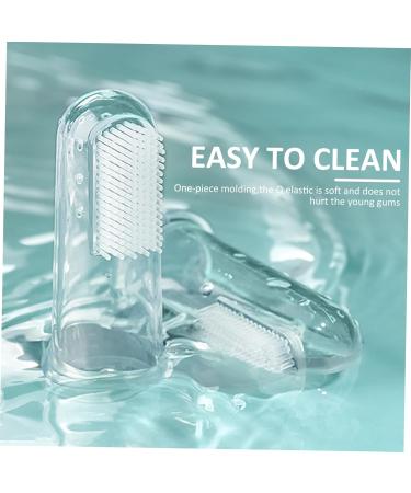 TOVINANNA Silicone Milk Toothbrush Set for Babies 9-Pack Finger Toothbrushes for Newborns & Toddlers Safe & Gentle Children's Oral Care - Buy Online on GoSupps.com