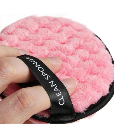Reusable Makeup Remover Pads | Makeup Remover Cloth Pads for Cleaning - Eye Makeup Remover Pads Facial Cleansing Pads for Men and Women Wet and Dry Use Pink - Buy Online on GoSupps.com