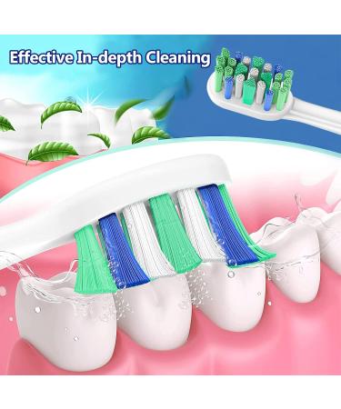 ALTLAU Replacement Toothbrush Heads 8 Pack - Compatible with Philips Sonicare, Click-on Replacement Brush - Buy Online on GoSupps.com