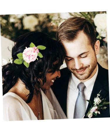 POPETPOP Hair piece hair accessories vacation Fashion flower hair accessories decorative hair combs bride hair comb side hair combs comb bridesmaid hair combs slides for women hairpin - Buy Online on GoSupps.com