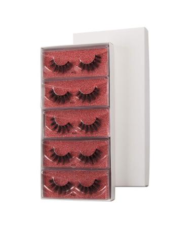 Vayator 10 Pairs 3D Mink Lashes - Long, Thick, Handmade, Cruelty-Free False Eyelashes - ZH-101 - Buy Online on GoSupps.com
