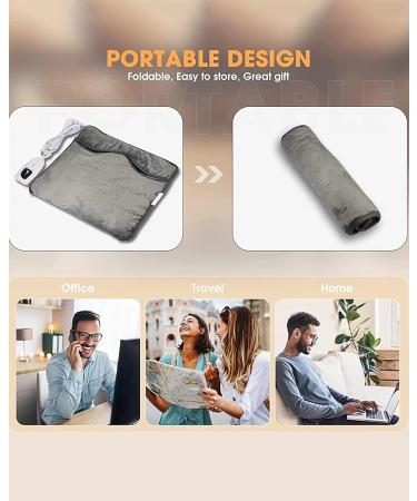Ohagin Soft & Breathable Electric Foot Warmer - Quick Heating Winter Boots & Full-Body Flannel Heating Pillows | 6 Levels & 4 Timers - Buy Online on GoSupps.com
