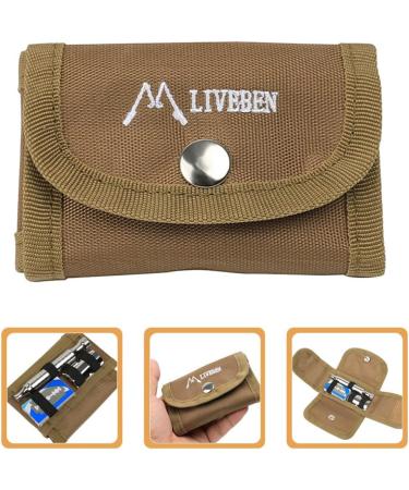 Fomiyes Portable Razor Storage Bag - Leather & Oxford Fabric Shaving Container for Electric Razors | Durable & Protective Design - Buy Online on GoSupps.com