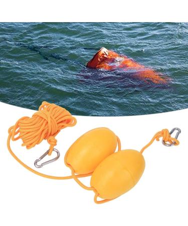 Pwshymi Marine Floating Ball  Fine Workmanship Kayak Buoy Leash Rope Lightweight Easy to Fix for Fishing Anchors System Double ball yellow rope set - Buy Online on GoSupps.com