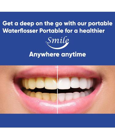 Wellt Water Dental Flosser - Cordless IPX7 Waterproof USB Rechargeable 4 Modes & Jet Tips for Effective Teeth Cleaning - International Shipping Available - Buy Online on GoSupps.com