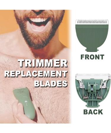 3 Packs Green Replacement Blades for Meridian Trimmer Compatible with Meridian Body Trimmer Onyx & Sage Hygienic Ceramic Replacement Blades - Buy Online on GoSupps.com