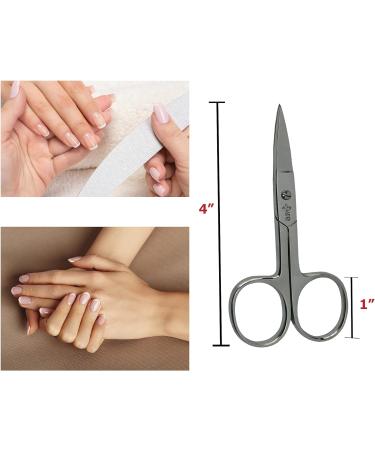 Stainless Steel Nail Scissors for Men and Women - Durable Manicure Scissors for Pedicure and Grooming - Buy Online on GoSupps.com