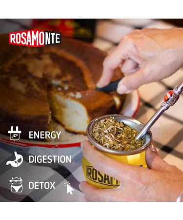  YERBOX Rosamonte Yerba Mate Premium Mate: 1.5 kg (3 x 0.5) kg + sample (40 g). Energy and tonic drink rich in vitamins and antioxidants. Speed up the metabolism. - Buy Online on GoSupps.com