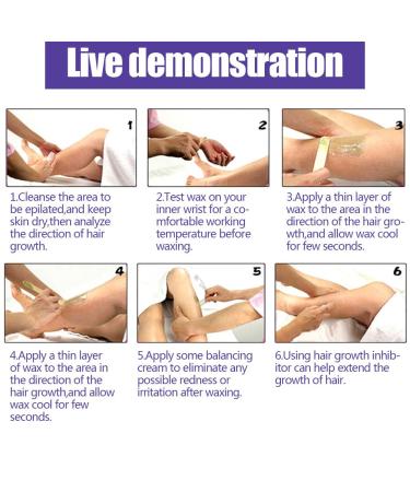 Natural Hard Wax Beans 250g for Hair Removal | Chamomile Depilatory Wax for Armpits Legs Face & Bikini - Buy Online on GoSupps.com