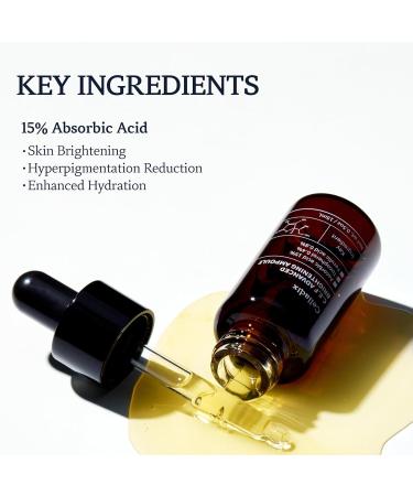 C.E.F Advanced Brightening Ampoule - Vitamin C E & Ferulic Acid Serum for Hydration | 0.5 fl.oz / 15ml - International Shipping Available - Buy Online on GoSupps.com