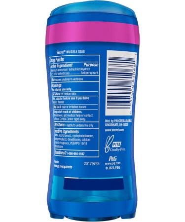 Secret Outlast Antiperspirant and Deodorant for Women Invisible Solid Completely Clean Scent 2.6 oz (Pack of 2) Completely Clean 2.6 Ounce (Pack of 2) - Buy Online on GoSupps.com