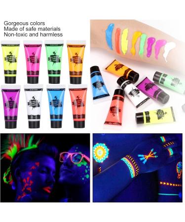  Jeffergarden Jeffergarden Face Body Paint 10 Ml Blacklight Filorescent Face and Body Paint Makeup pour les Festivals Parties Halloween - Buy Online on GoSupps.com