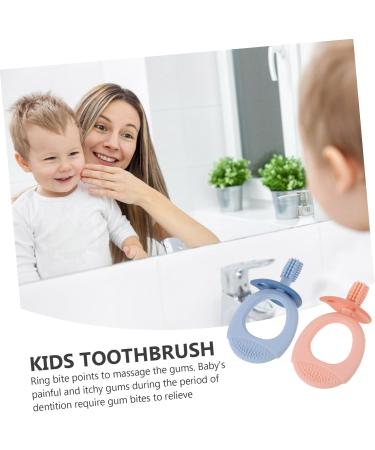 Gatuida 10-Pack Silicone Toothbrushes for Newborns & Toddlers | Safe Children's Oral Care & Fun Toy - Buy Online on GoSupps.com