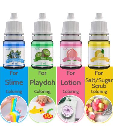 12 Color Bath Bomb Soap Dye - Skin Safe Food Grade Coloring for Soap Making - Natural Liquid Colorant for DIY Supplies Kit - Crafts & Slime - Instructions Included - Buy Online on GoSupps.com