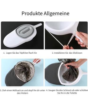 Plastic Bed Pan for Adults - Essential Bed Pans & Urinals for Seniors Pregnant Women & Bedridden Patients | International Shipping - Buy Online on GoSupps.com