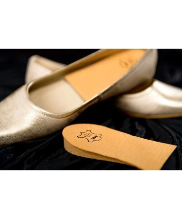 Heel Lift Elevator Heel Raise Heel Pad Orthotic Wedge Shoe Pad Many Widths and Heights Leather Cover Kaps Topmed Supplied to NHS 2 Pieces Left and Right height 30 mm / 1.2 inch - size M - Buy Online on GoSupps.com