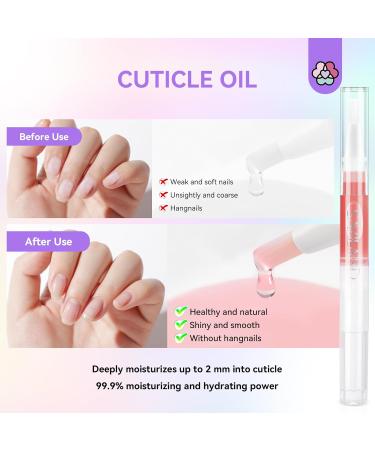 SAVILAND Acrylic Nail Kit for Beginners - Clear Nude & Pink Powder Monomer Set Brush & Cuticle Oil - Professional DIY Nail Art - Buy Online on GoSupps.com