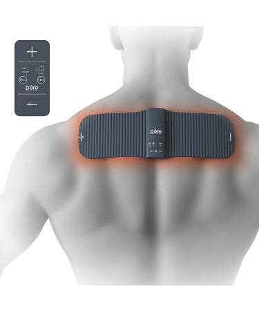Pure Enrichment PurePulse Go Wireless TENS Therapy + Heat - Convenient Pain Treatment On The Go with 4 TENS Modes & 2 Heat Settings for Back Arms Legs + Rechargeable Remote Control & Storage Bag