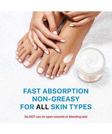 Urea Foot Cream Urea 40% Foot Cream Cracked Heel Repair Cream Foot Cream for Dry Rough Cracked Heels Feet Knees Elbows Hands and Dry Skin Deep Moisturizing Callus Remover Nourishes Soften - Buy Online on GoSupps.com