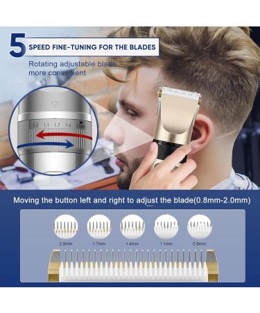 Hair Clippers Men Rechargeable Cordless Clippers with 4 Limit Combs Hair Clippers Haircutting Kit Home Hair Cutting Professional Hair Trimmer Gifts for Men - Buy Online on GoSupps.com