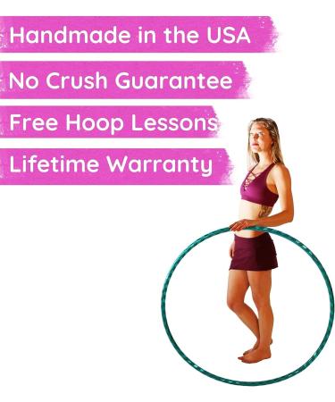 The Spinsterz Beginner Hoop - Weighted Fitness Hula-Hoop for Adults - Made in USA - X-Large 42 Diameter - Burgundy - Buy Online on GoSupps.com