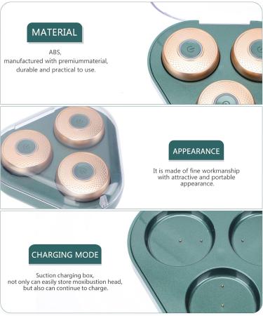 Minkissy Infrared Moxibustion Massager Set - Portable MOXA Instrument for Physiotherapy & Relaxation - Buy Online on GoSupps.com