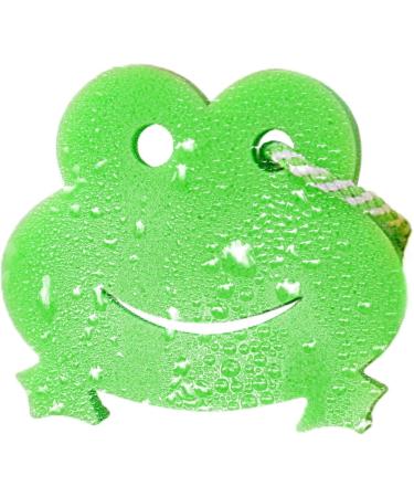 Body Sponge for Shower - Animal Shape Bath Scrubber Bathing Sponge Cartoon Scrubber for Body Wash Cleaning Bathing Accessories Frog - Buy Online on GoSupps.com
