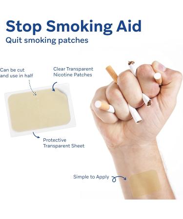 Quit Smoking Step 1 Patches - Easy & Effective Smoking Cessation Aid - 25 Patches - Buy Online on GoSupps.com