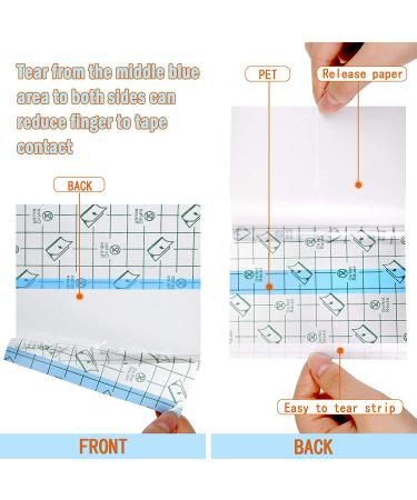150 Pack Waterproof Transparent Film Dressing Adhesive Bandages 3.1x3.1 Inch - Buy Online on GoSupps.com