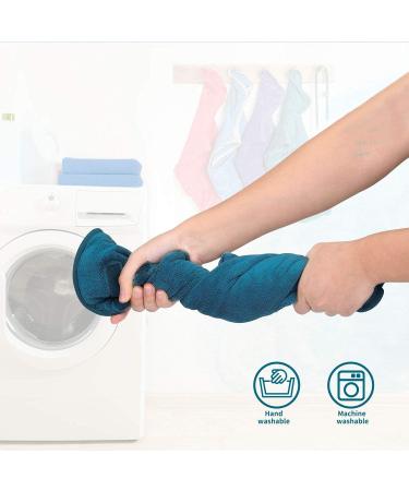 Pettom Dog Bumper Microfiber Bathing Towel - Quick-Drying Bathroom Accessory for Small Medium & Large Dogs (XXL Dark Blue) - Buy Online on GoSupps.com