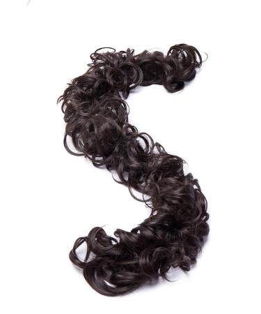 XXXL Medium Brown Hair Extension | Voluminous Curls & Hair Tie Updos for Stunning Ponytails - Buy Online on GoSupps.com