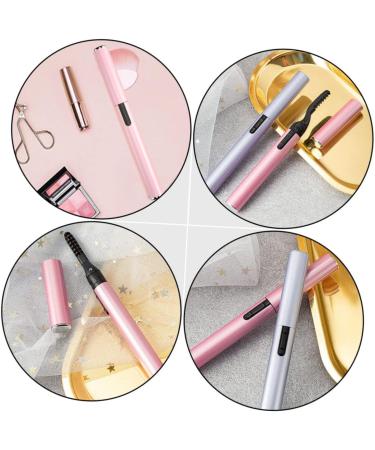 Housoutil 1pc Eyelash Curler Eyelash Holder Eyelash Curling Device Eye Makeup Tool Electric Eyelash Brush Practical Lash Curler Eyelash Curling Tool Practical Eyelash Tool Make up Pink Abs - Buy Online on GoSupps.com