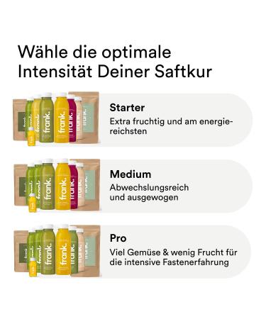 Buy FRANK. 7-Day Juice Cure - 42 Cold-Pressed Vegan Juices & Organic Gingershots | Ideal Fasting Detox | Premium Quality (330ml) - Buy Online on GoSupps.com