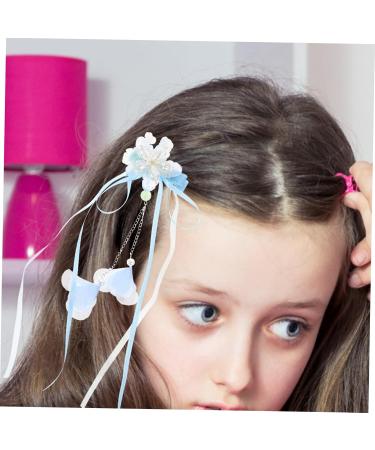 Beaupretty 2 Pairs tassel flower hair clip flower headpiece flower hair accessories blue hair accessories kid hair accessories hair accessories for kids girls hairpin hair clips child Hanfu - Buy Online on GoSupps.com