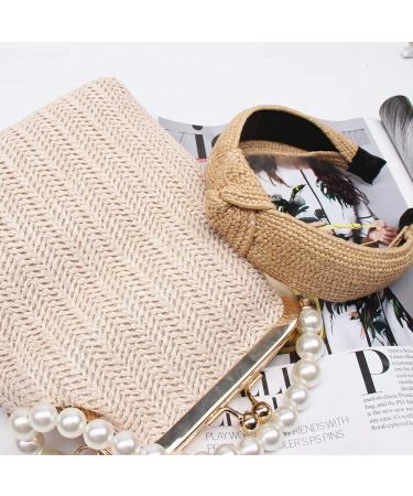 Boho Style 3-Piece Straw Knotted Headbands for Women - Fashionable Twist Knot Hair Accessories - Buy Online on GoSupps.com