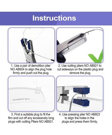 Professional Eye Glass Repairing Tools Kit Rimless Eye Glass Repairing Kit lasses Repair Pliers Rimless Glasses Frame Eyeglass Optical Kit with Storage Box - Buy Online on GoSupps.com