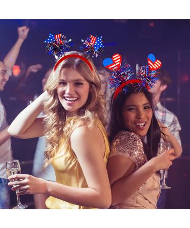 4th of July Heart Headband - Patriotic Hair Accessories for Women - Buy Online on GoSupps.com