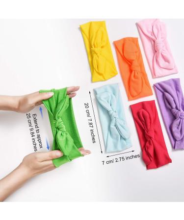 13-Piece Solid Color Knot Headband Set for Women and Girls - Rabbit Ear Hair Accessories in 13 Cute Colors - Buy Online on GoSupps.com